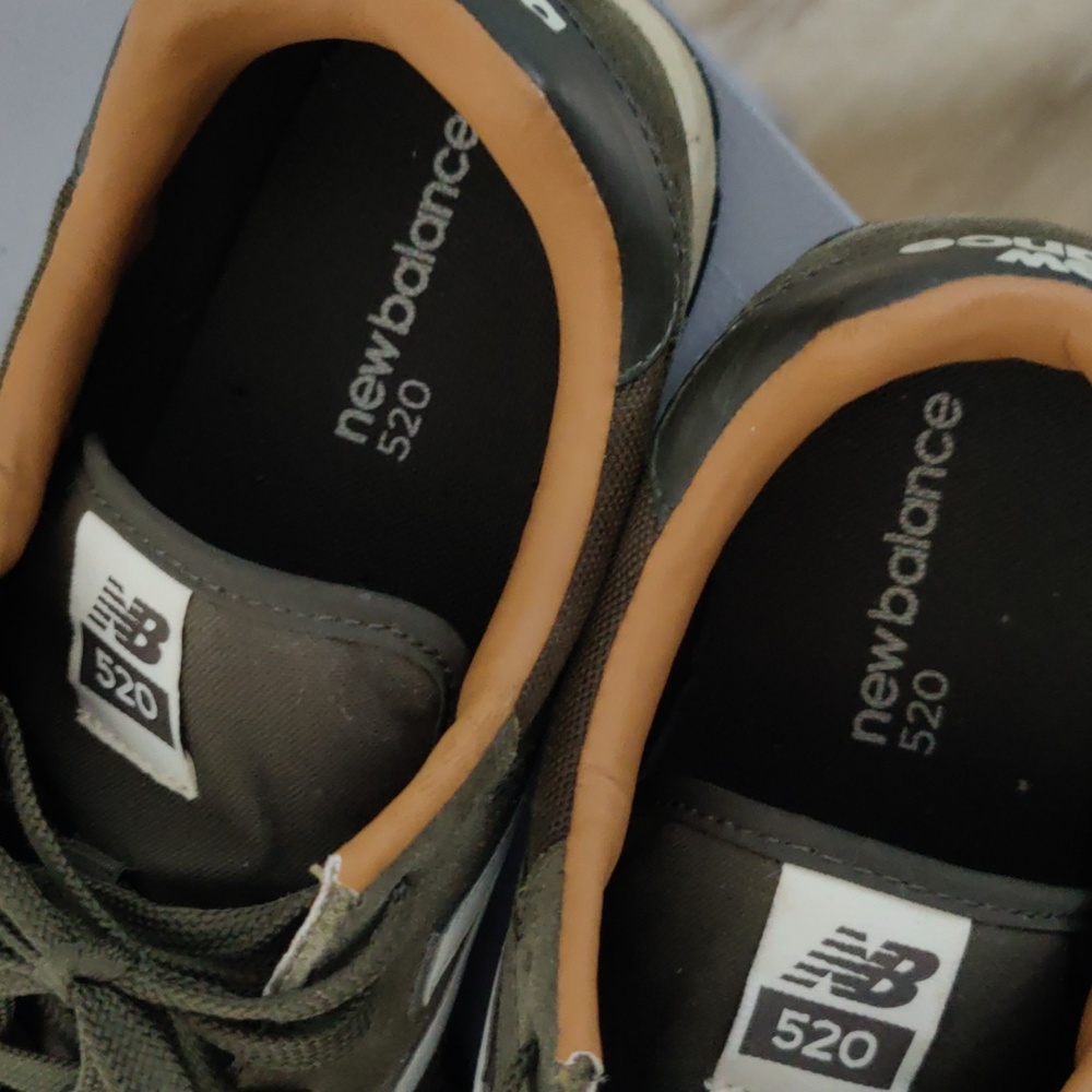 New Balance 520 in the Military Dark Triumph/Brown Sugar colorway. - Picture 7 of 13